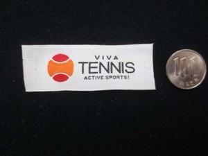ソーイングラベル　VIVA　TENNIS　10枚セット　[RA73]