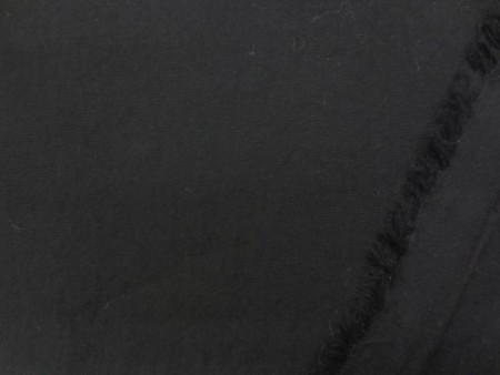 コットン　生地　オーガニックタイプライター クロス　エンジェルシェアウォッシュ　黒　112m幅　[MU1523]