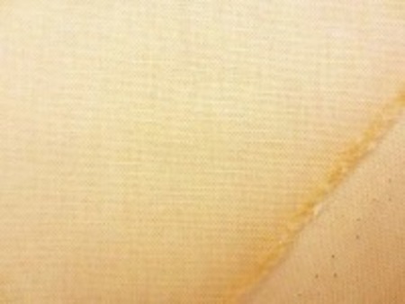 マスタード 綿麻キャンバス　 名前はキャンバスですが、そんなに 厚くなくて、使いやすい厚さです。