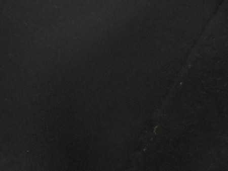 ウール　生地　ウールソフトフラノ　黒　147cm幅　[WO1390]