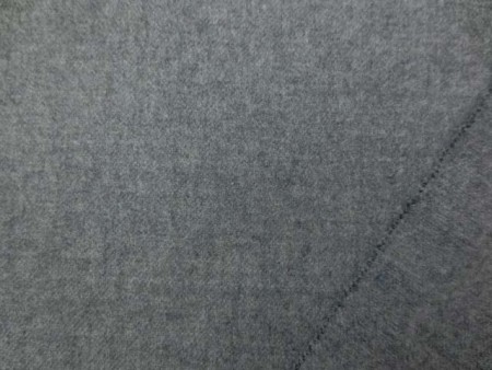 ウール　生地　綾織ウール　杢グレイ　144cm幅　[WO1306]