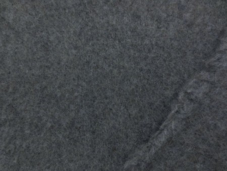 ウール　生地　ウールモッサ　杢濃グレイ　150cm幅　[WO1359]